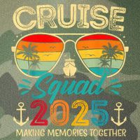 Cruise Squad 2025 Family Group Matching Summer Vacation Legacy Tie Dye Trucker Hat