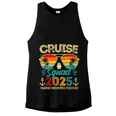 Cruise Squad 2025 Family Group Matching Summer Vacation Ladies PosiCharge Tri-Blend Wicking Tank