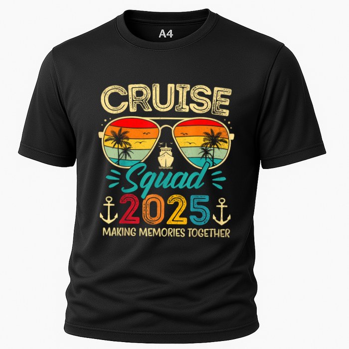 Cruise Squad 2025 Family Group Matching Summer Vacation Cooling Performance Crew T-Shirt