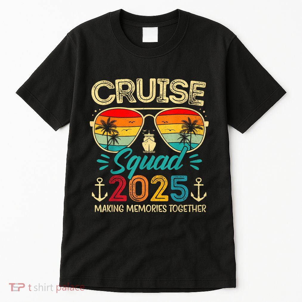 Cruise Squad 2025 Family Group Matching Summer Vacation Tall T-Shirt