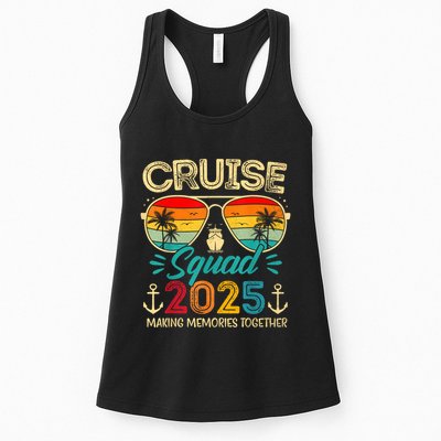 Cruise Squad 2025 Family Group Matching Summer Vacation Womens Tank Top