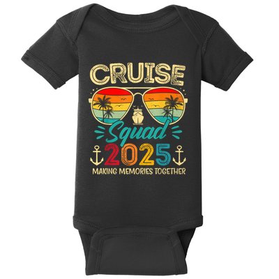 Cruise Squad 2025 Family Group Matching Summer Vacation Baby Bodysuit
