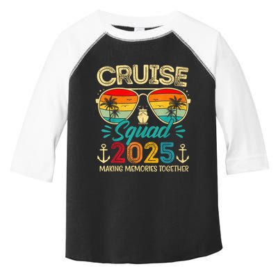 Cruise Squad 2025 Family Group Matching Summer Vacation Toddler Fine Jersey T-Shirt