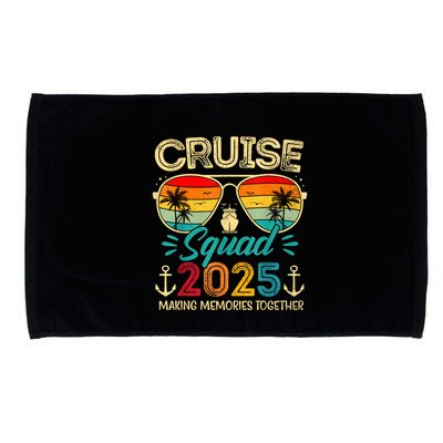 Cruise Squad 2025 Family Group Matching Summer Vacation Microfiber Hand Towel