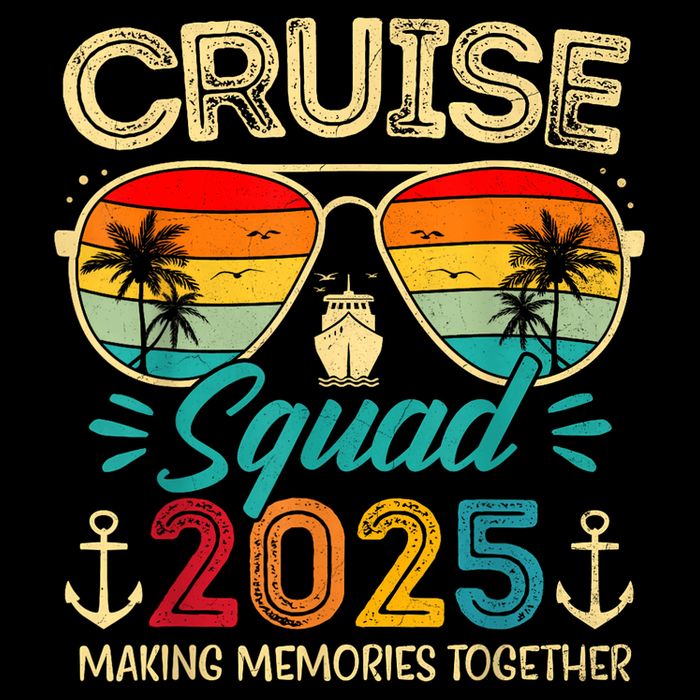Cruise Squad 2025 Family Group Matching Summer Vacation Wool Snapback Cap