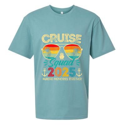 Cruise Squad 2025 Family Group Matching Summer Vacation Sueded Cloud Jersey T-Shirt
