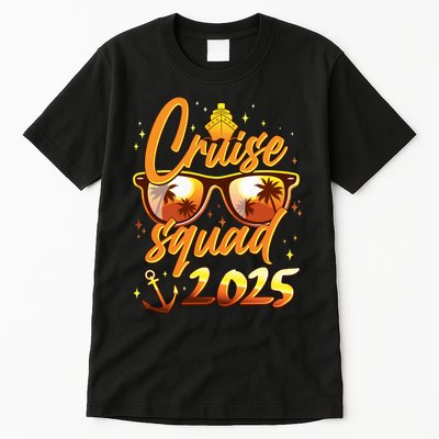 Cruise Squad 2025 Family Friends Vacation Tall T-Shirt