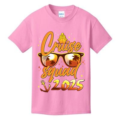 Cruise Squad 2025 Family Friends Vacation Kids T-Shirt