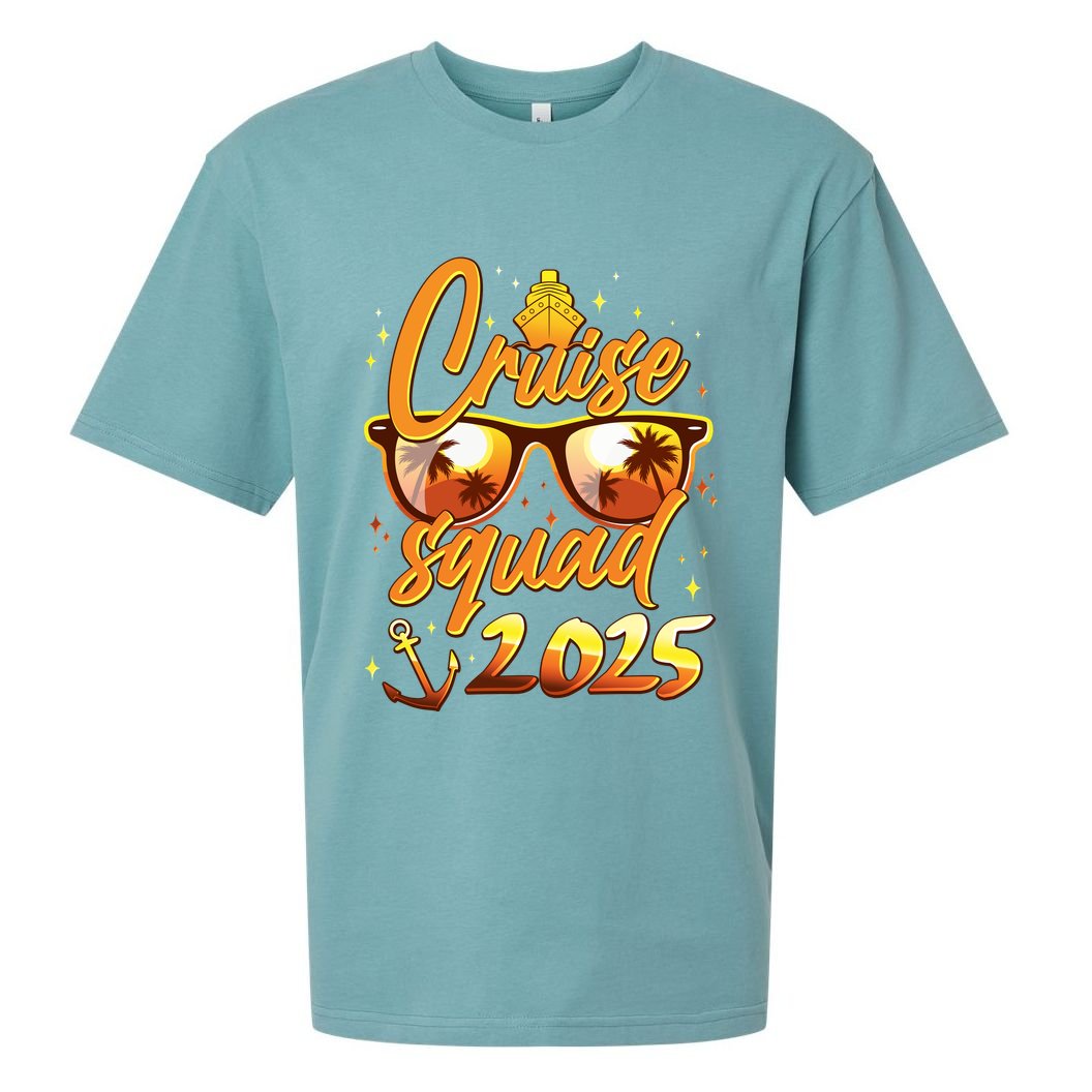 Cruise Squad 2025 Family Friends Vacation Sueded Cloud Jersey T-Shirt