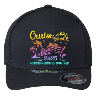 Cruise Squad 2025 Family Friends Vacation Matching Group Flexfit Unipanel Trucker Cap
