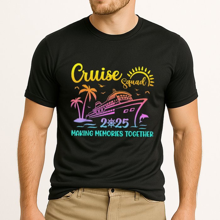 Cruise Squad 2025 Family Friends Vacation Matching Group Cooling Performance Crew T-Shirt