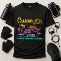 Cruise Squad 2025 Family Friends Vacation Matching Group Cooling Performance Crew T-Shirt