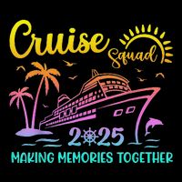 Cruise Squad 2025 Family Friends Vacation Matching Group 7-Panel Snapback Hat