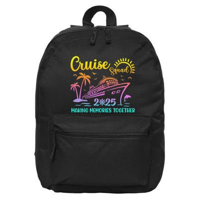 Cruise Squad 2025 Family Friends Vacation Matching Group 16 in Basic Backpack
