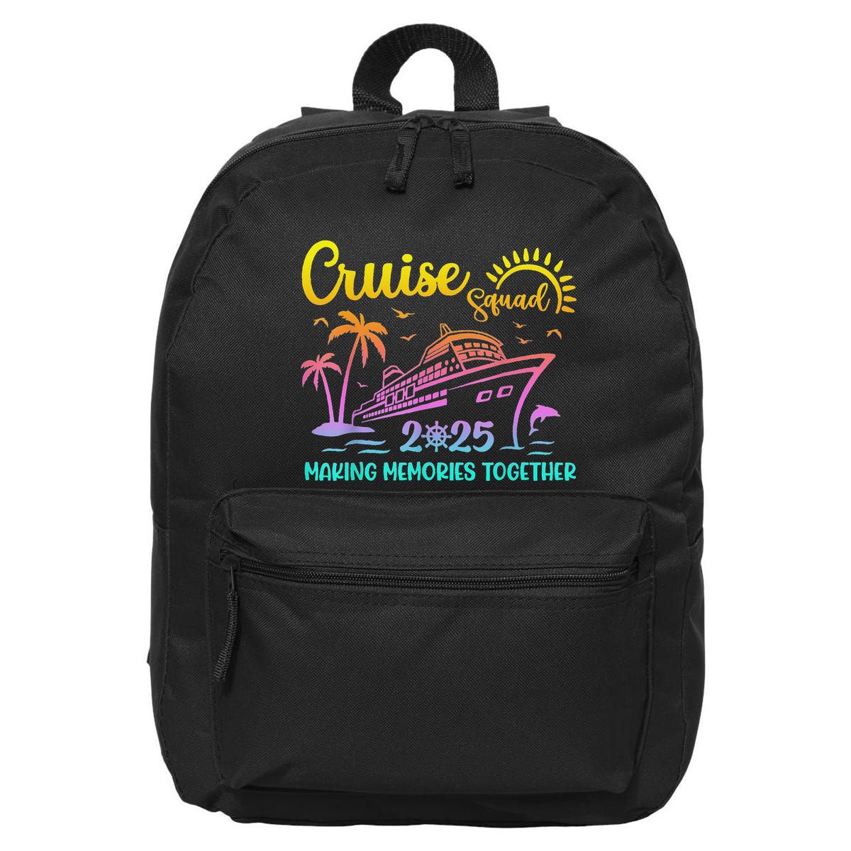 Cruise Squad 2025 Family Friends Vacation Matching Group 16 in Basic Backpack