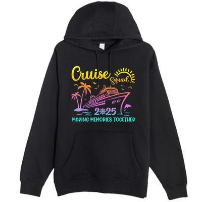 Cruise Squad 2025 Family Friends Vacation Matching Group Premium Pullover Hoodie