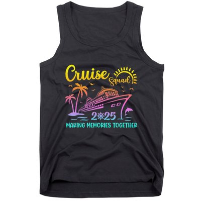 Cruise Squad 2025 Family Friends Vacation Matching Group Tank Top
