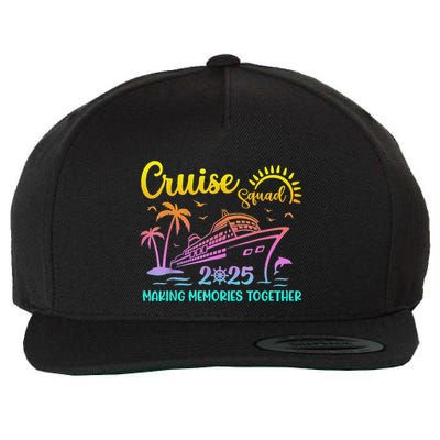 Cruise Squad 2025 Family Friends Vacation Matching Group Wool Snapback Cap