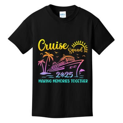 Cruise Squad 2025 Family Friends Vacation Matching Group Kids T-Shirt