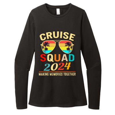 Cruise Squad 2024 Making Memories Together Summer Vacation Womens CVC Long Sleeve Shirt