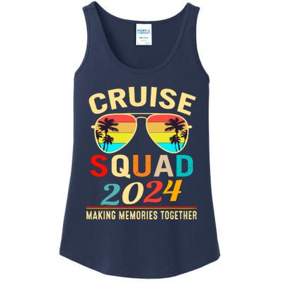 Cruise Squad 2024 Making Memories Together Summer Vacation Ladies Essential Tank