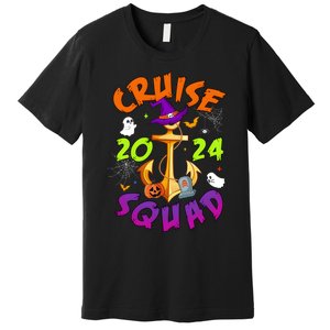 Cruise Squad 2024 Halloween Matching Team Funny Witch Premium T-Shirt