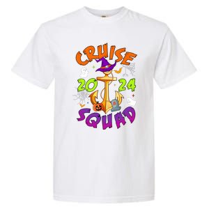 Cruise Squad 2024 Halloween Matching Team Funny Witch Garment-Dyed Heavyweight T-Shirt