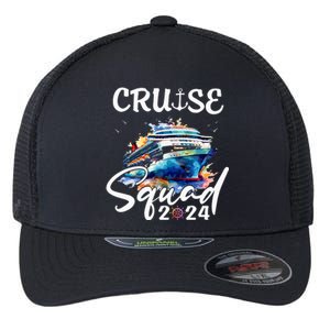 Cruise Squad 2024 Matching Family Cruise Trip Flexfit Unipanel Trucker Cap