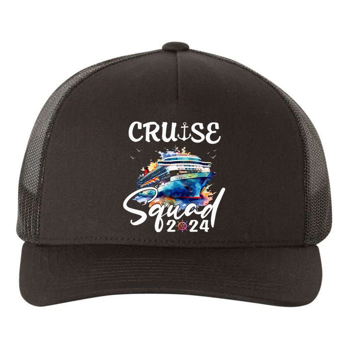 Cruise Squad 2024 Matching Family Cruise Trip Yupoong Adult 5-Panel Trucker Hat