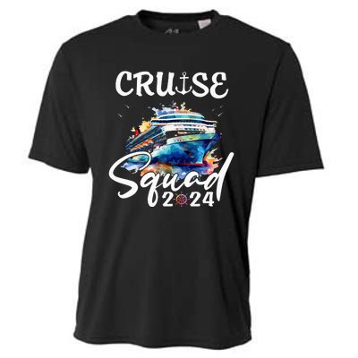 Cruise Squad 2024 Matching Family Cruise Trip Cooling Performance Crew T-Shirt