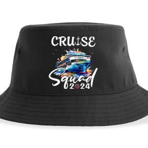 Cruise Squad 2024 Matching Family Cruise Trip Sustainable Bucket Hat