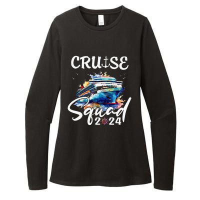 Cruise Squad 2024 Matching Family Cruise Trip Womens CVC Long Sleeve Shirt