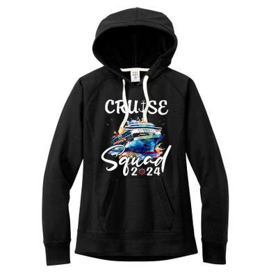 Cruise Squad 2024 Matching Family Cruise Trip Women's Fleece Hoodie