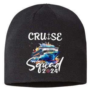 Cruise Squad 2024 Matching Family Cruise Trip Sustainable Beanie