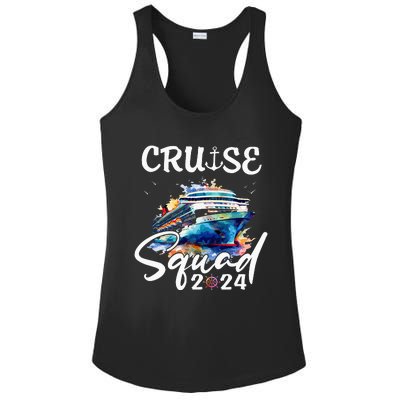 Cruise Squad 2024 Matching Family Cruise Trip Ladies PosiCharge Competitor Racerback Tank