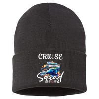 Cruise Squad 2024 Matching Family Cruise Trip Sustainable Knit Beanie