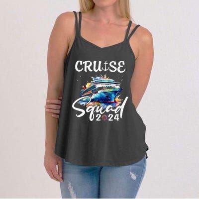 Cruise Squad 2024 Matching Family Cruise Trip Women's Strappy Tank