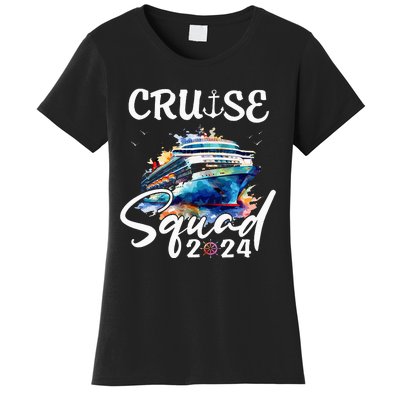 Cruise Squad 2024 Matching Family Cruise Trip Women's T-Shirt