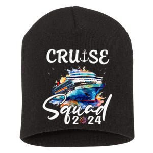 Cruise Squad 2024 Matching Family Cruise Trip Short Acrylic Beanie