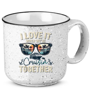 Cruise Squad 2025 Outfits Friends Family Couples Matching 15oz Campfire Ceramic Mug