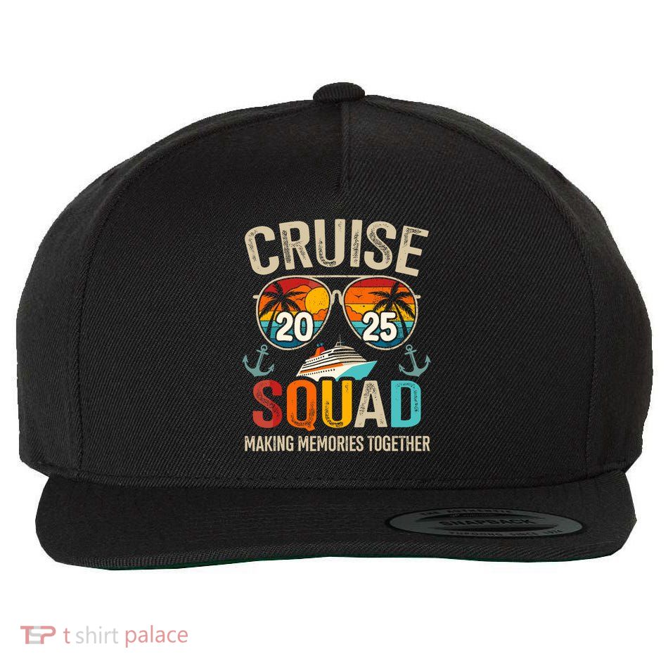 Cruise Squad 2025 Family Vacation Matching Group Summer Wool Snapback Cap
