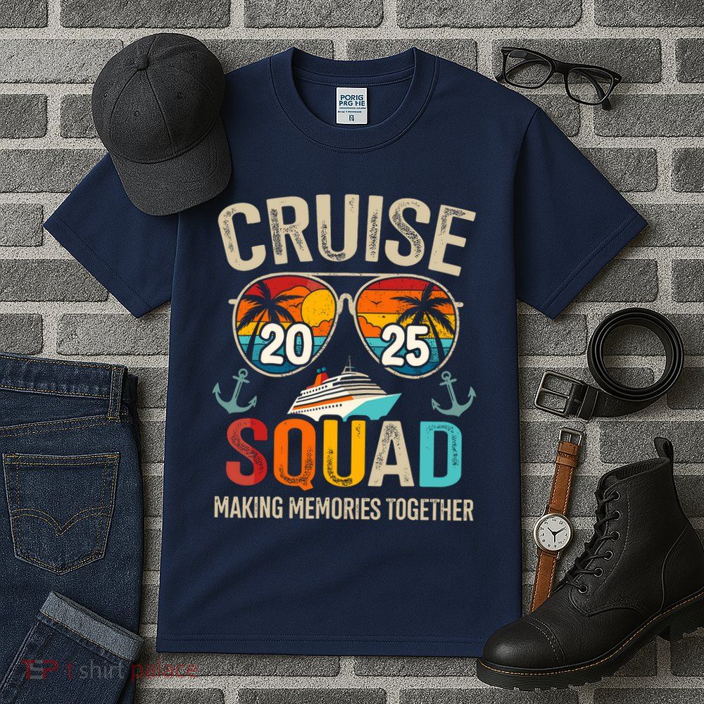 Cruise Squad 2025 Family Vacation Matching Group Summer Tall T-Shirt