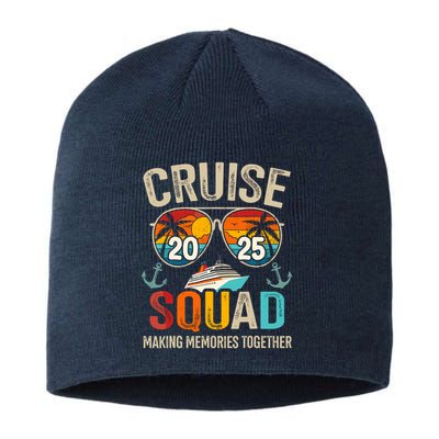 Cruise Squad 2025 Family Vacation Matching Group Summer Sustainable Beanie