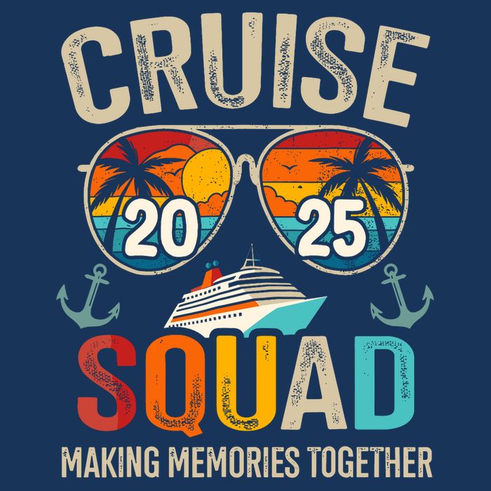 Cruise Squad 2025 Family Vacation Matching Group Summer 16 in Basic Backpack
