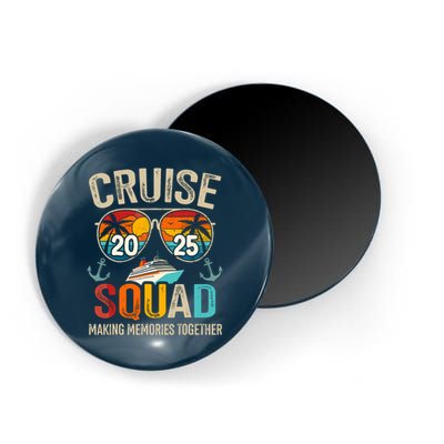 Cruise Squad 2025 Family Vacation Matching Group Summer Magnet