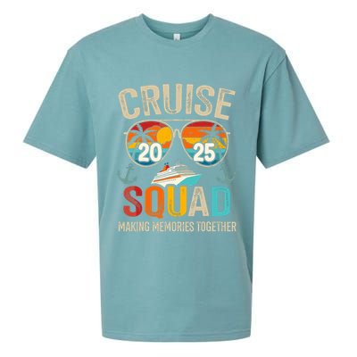 Cruise Squad 2025 Family Vacation Matching Group Summer Sueded Cloud Jersey T-Shirt