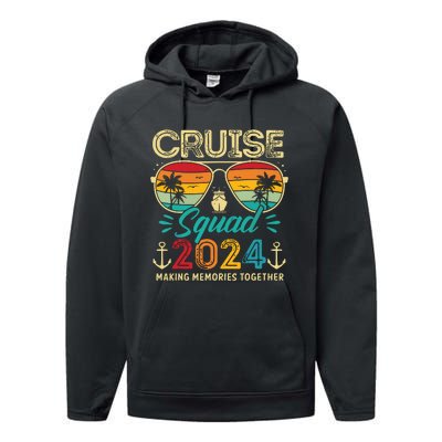 Cruise Squad 2024 Family Group Matching Summer Vacation Performance Fleece Hoodie