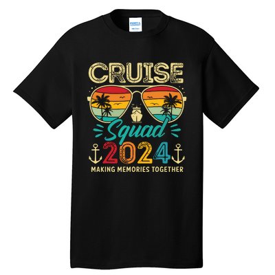 Cruise Squad 2024 Family Group Matching Summer Vacation Tall T-Shirt