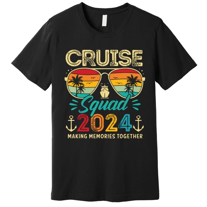 Cruise Squad 2024 Family Group Matching Summer Vacation Premium T-Shirt