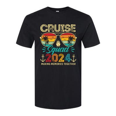 Cruise Squad 2024 Family Group Matching Summer Vacation Softstyle CVC T-Shirt